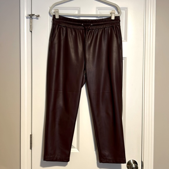 LOFT Pants - LOFT Faux Leather Joggers